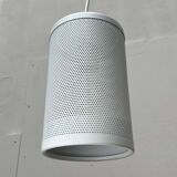 Minimalist perforated metal pendant lamp by Orno, Finland.
