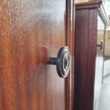 Lot of 2 vintage wooden bedside tables 70s