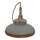 Portable lamp/suspension in frosted glass