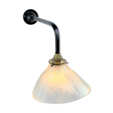 Apply 1930 straight swan collar with Holophane Glass