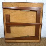rare three-legged folding game table from the 60s
