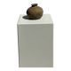 Small round ancient vase in engraved terracotta, Indonesian polychromy H10 D1
