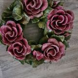 Polychrome Christ, nineteenth crown in patinated plaster