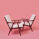 Pair of armchairs "Boomerang" by Thonet 1960