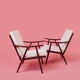 Paire de fauteuils "Boomerang" par Thonet 1960