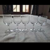 5 verres à porto