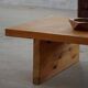 Mid-century Swedish coffee table in solid pine, attributed to Sven Larsson, 1960s.