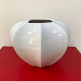 XL octagonal ceramic vase