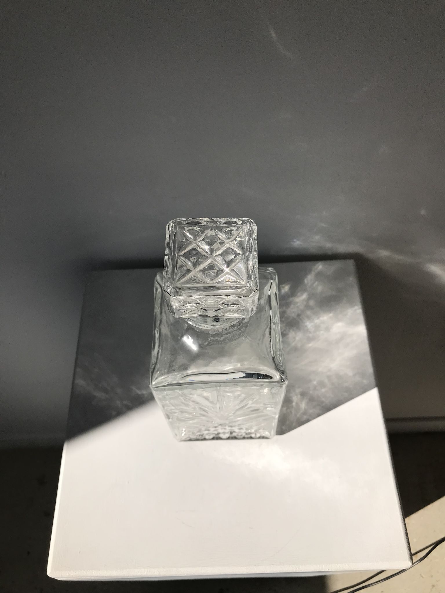 Carafe à whisky en verre
