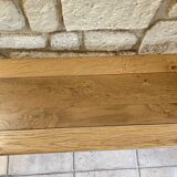 Light oak bench
