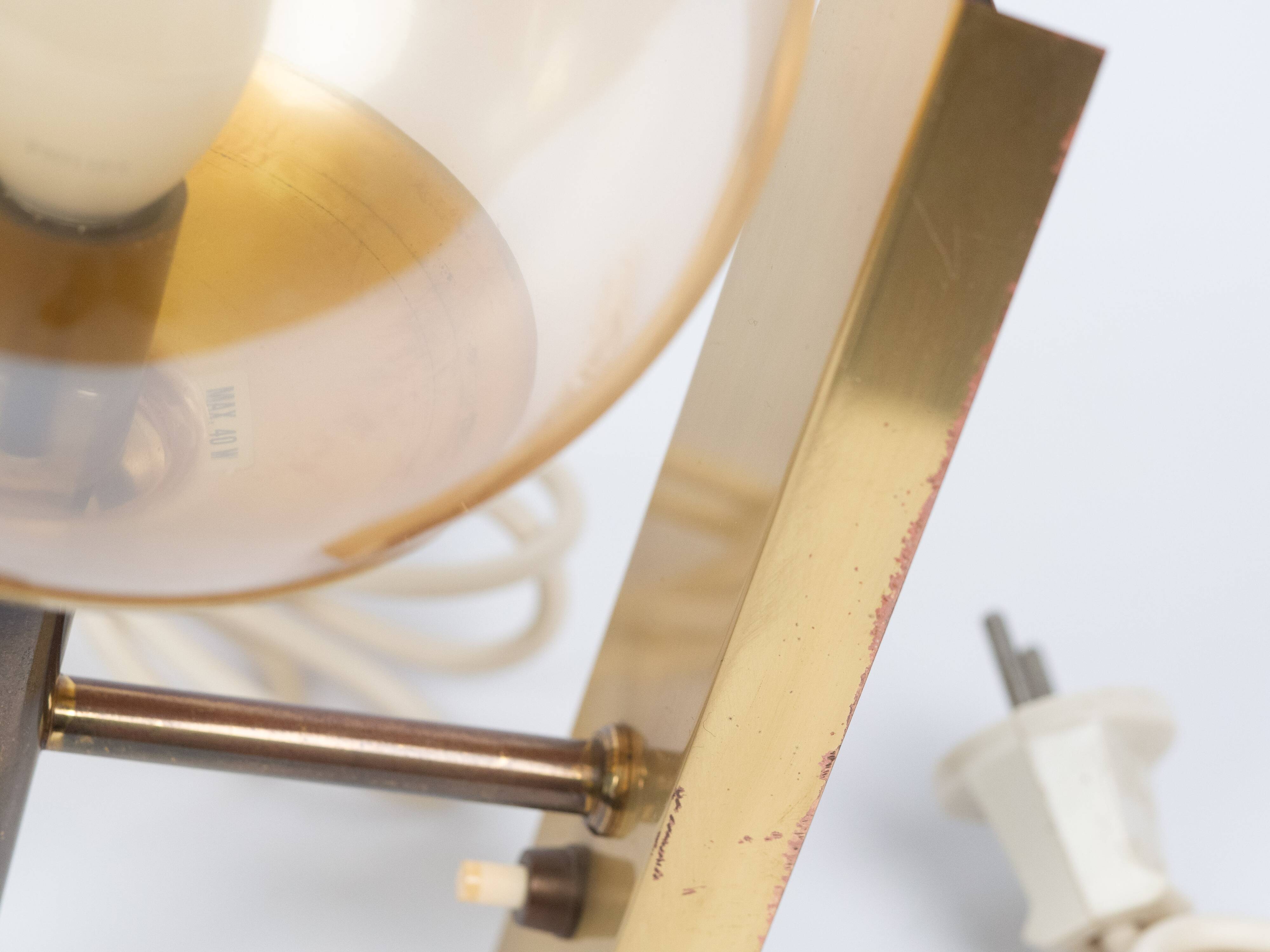 Pair of 2 danish vintage wall lamps by Svend Mejlstrom