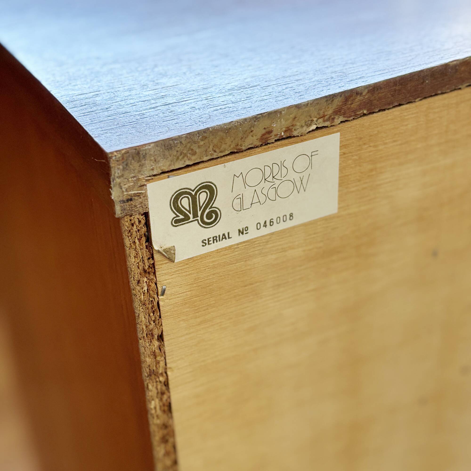 Teak secretary by Morris of Glasgow – 1960s