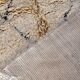 Beni Ouarain Moroccan Berber rug with black diamonds New 210 x 140 cm
