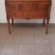 Sloping secretary, Louis XVI style donkey back desk, very good 20th century copy