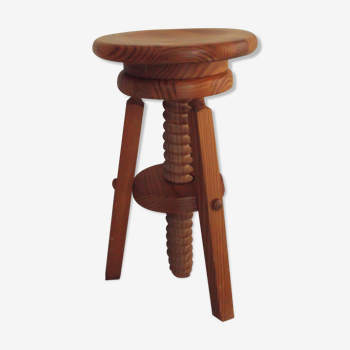 Pine stool from the 1980s