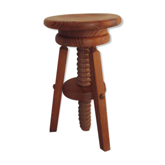Pine stool from the 1980s
