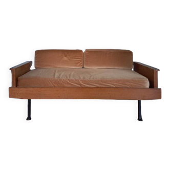 Scandinavian vintage teak sofa, vintage daybed