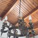 Handcrafted wrought iron electric suspension