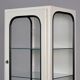 Vintage iron and glass medical cabinet, 1970s