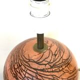 Raku ceramic lamp foot