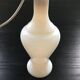 Lamp base in white opaline.
