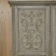 Jacobean Revival armoire, hand-carved, painted - 1840-1860