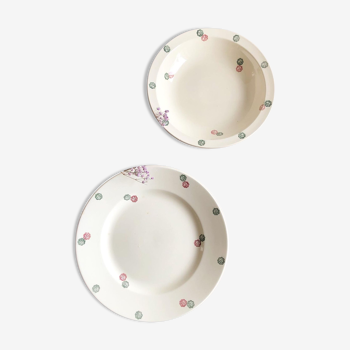 Longwy round dishes