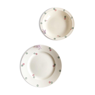 Longwy round dishes