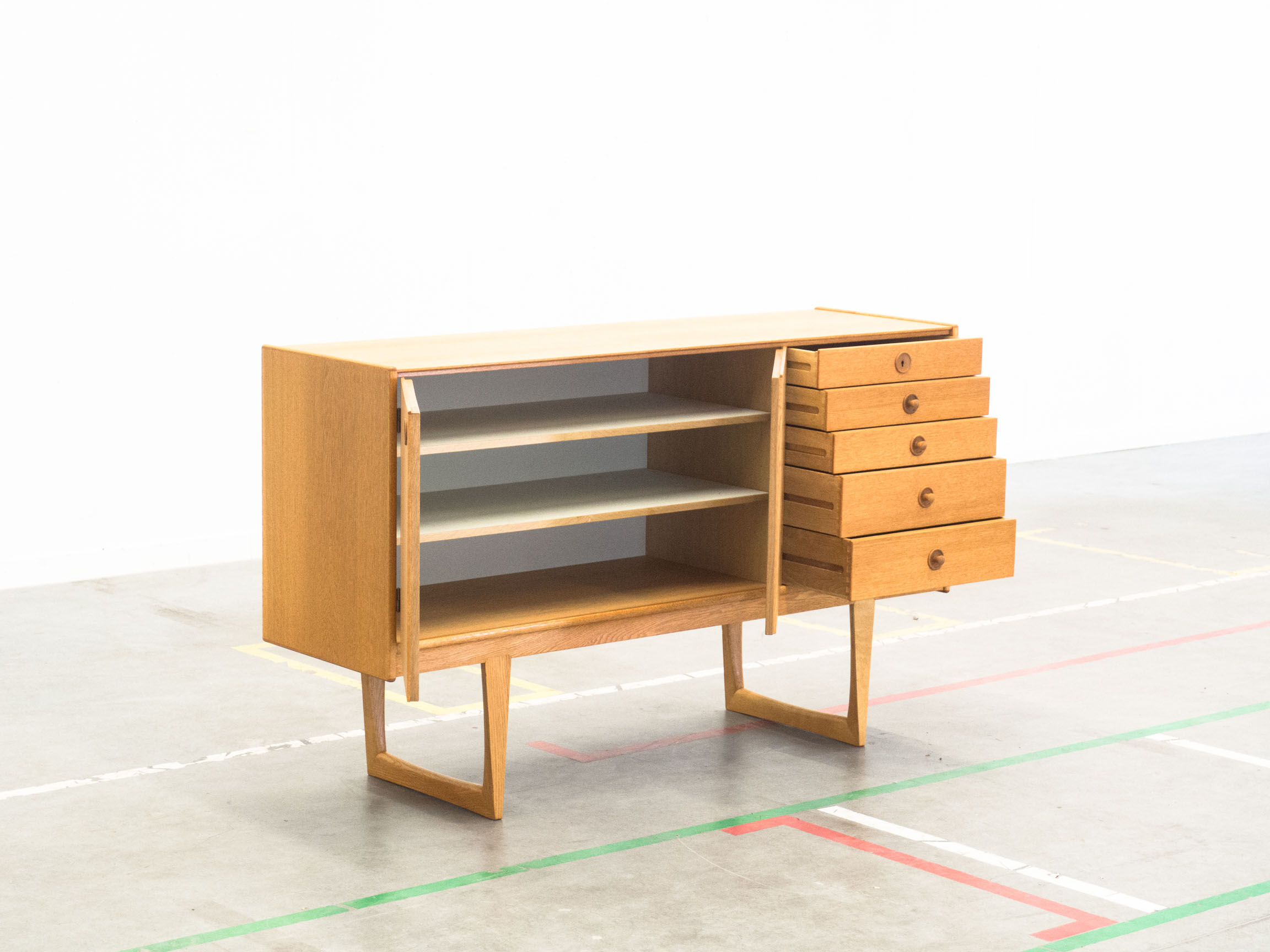 Oak buffet "Tokyo" - Yngvar Sandström for Nordiska Kompaniet
