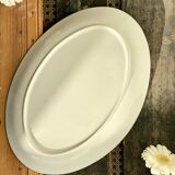 Oval serving dish - floral patterns