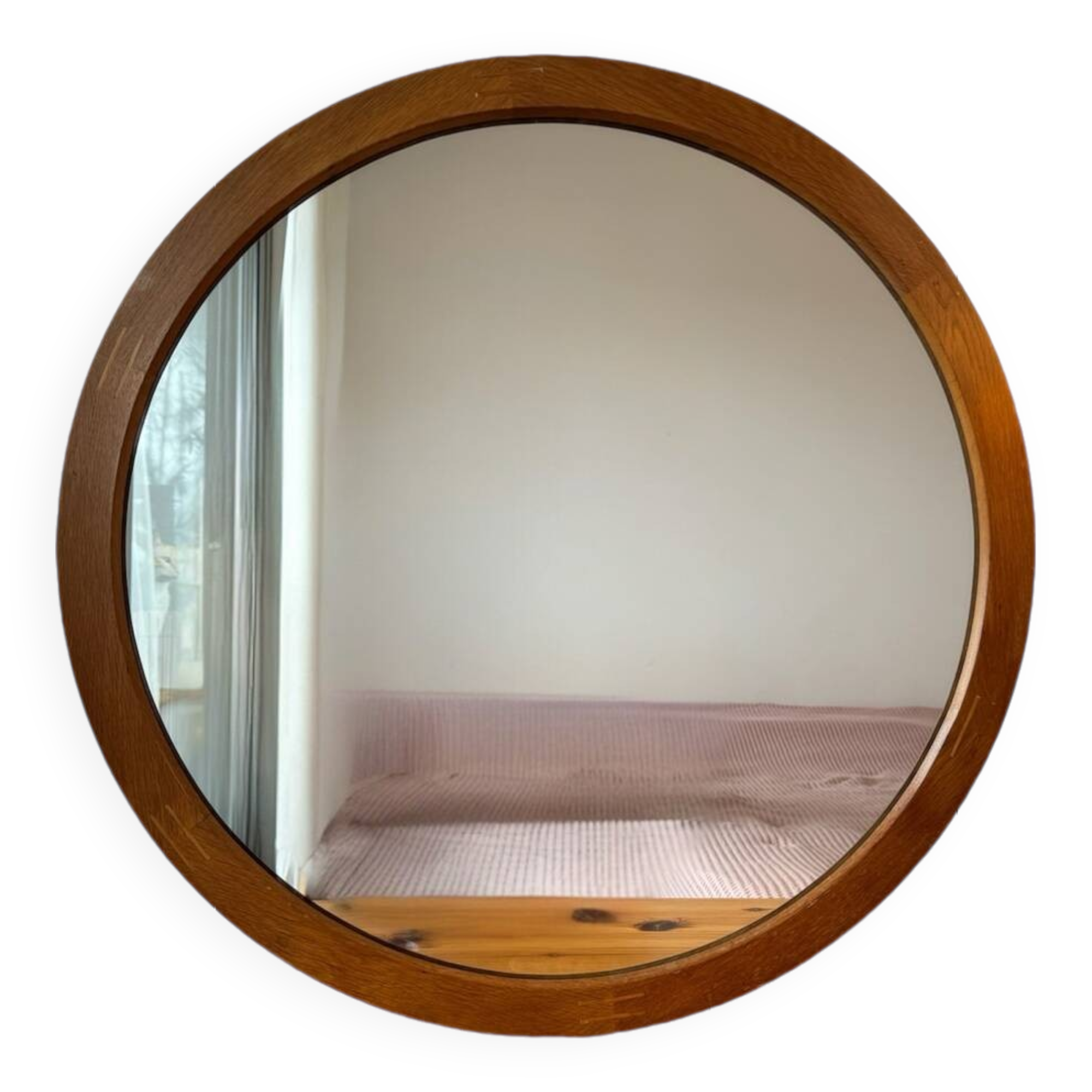 Miroir mural rond Aksel Kjersgaard n°280, 1960s