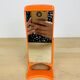 Miroir orange space age distributeur de cotons