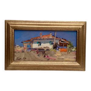 Tableau Huile sur carton - dimension