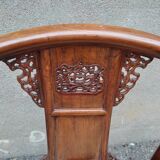 Fauteuil chinois fer à cheval