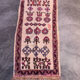 Colorful Azilal Moroccan rug - 128 x 277 cm