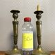 Pair of Empire period candlesticks in gilded bronze circa 1820