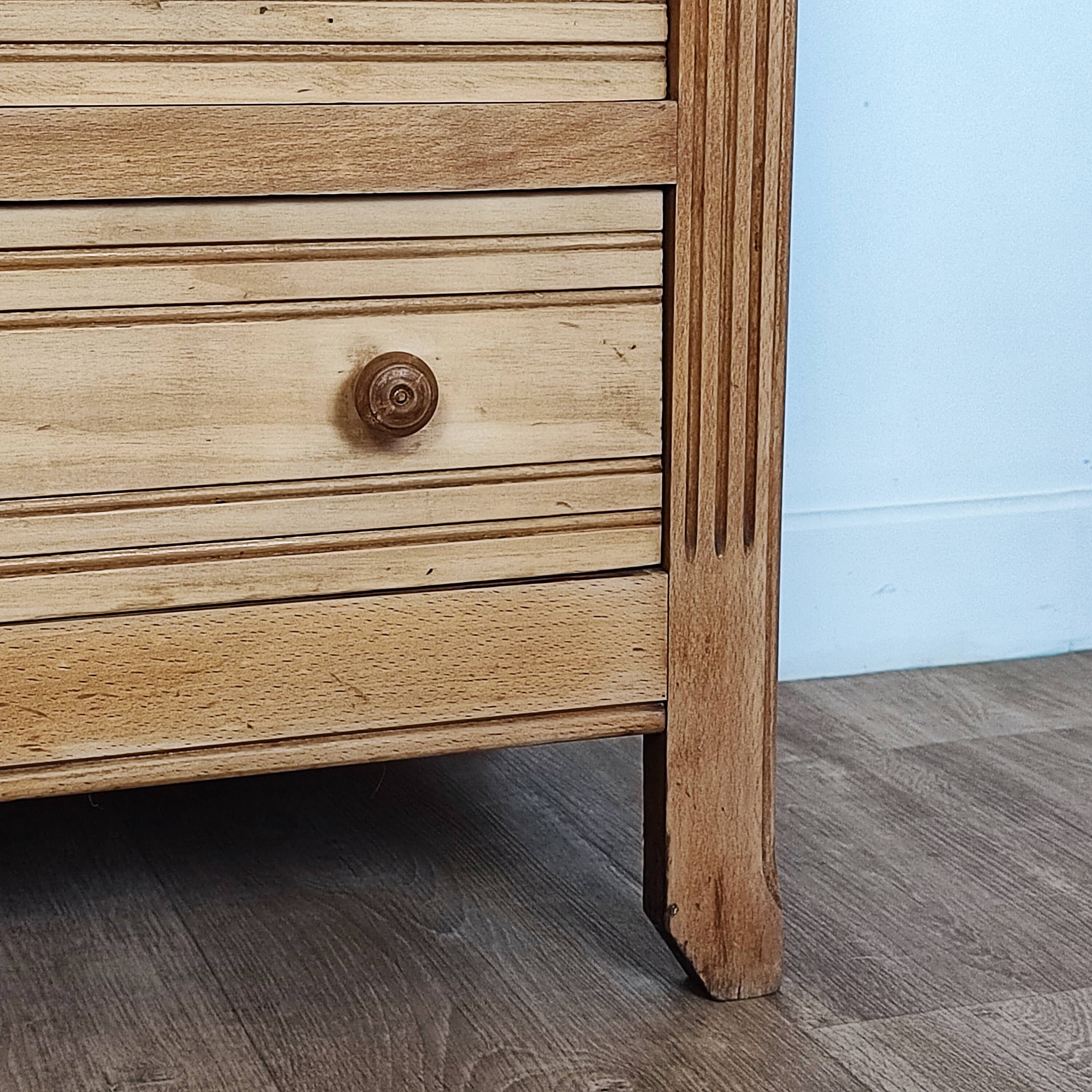 Commode Art Déco bois brut