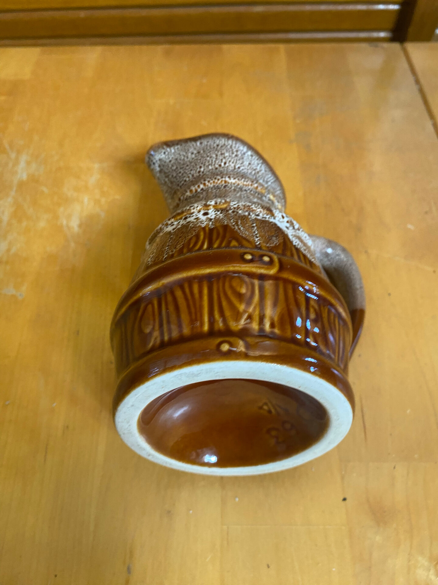 Series 5 Jug Barrel Shape REVOL Flamed Ceramic 1/4 Litre Vintage