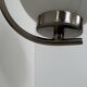 Pair of vintage wall lights, chrome and opaline, France, 1970.