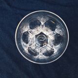10 faceted white wine glasses