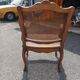 Regency style carved cane armchair