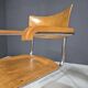 Fauteuils tubulaires fonctionnalistes de Kovona, bois et chrome, Tchécoslovaquie, années 1950