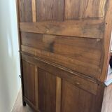 2-body art deco buffet in solid wood circa 1940