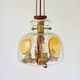 A modernist pendant light, 1970s.
