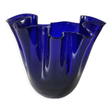 Glass handkerchief vase