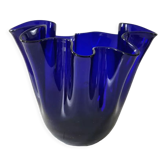 Vase mouchoir en verre