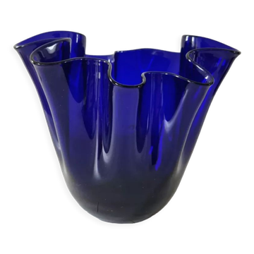 Glass handkerchief vase
