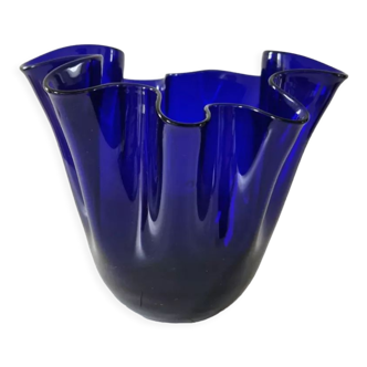 Vase mouchoir en verre