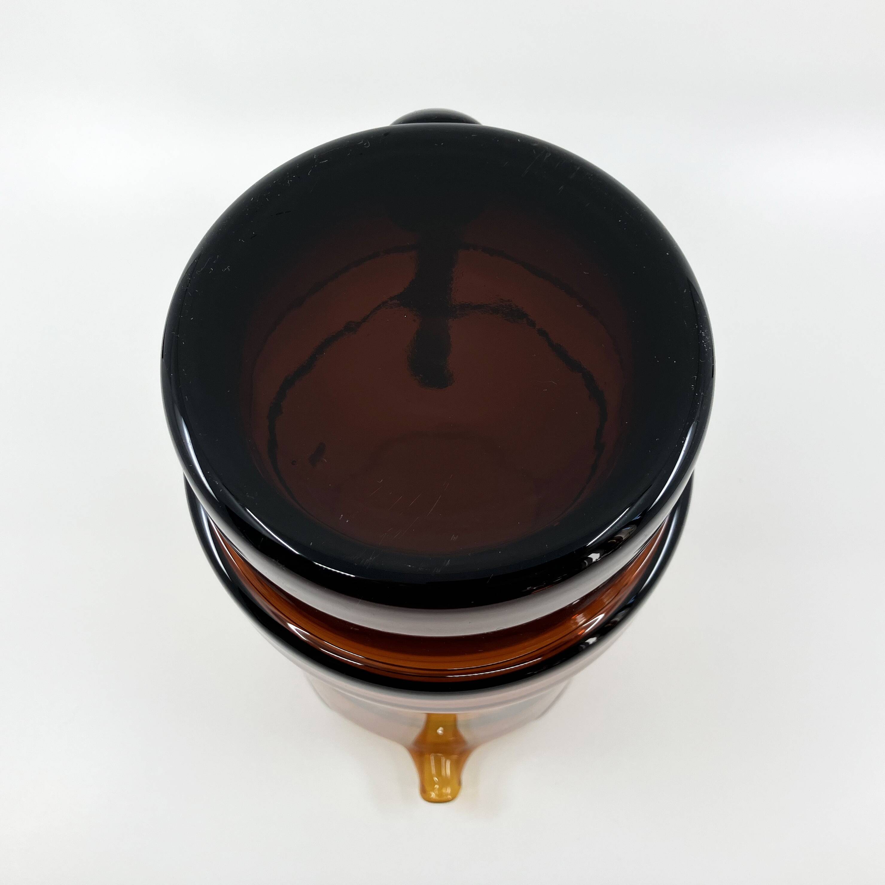 Set of 6 orangeade glasses / pitcher / ice bucket • Italy • 1970