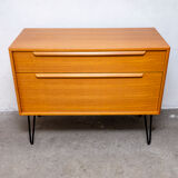 Vintage teak chest of drawers by Wk Möbel, 1970s